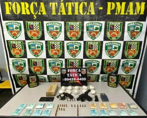 Vinte e sete pessoas foram presas pela Polícia Militar em Manaus