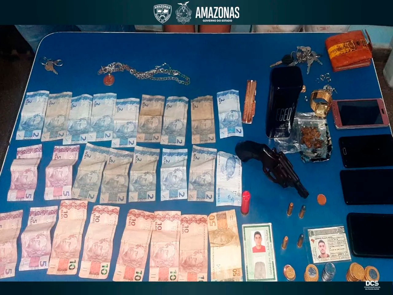 Em Lábrea, PMAM aprende adolescente e detém dois por porte ilegal de arma de fogo e corrupção de menor