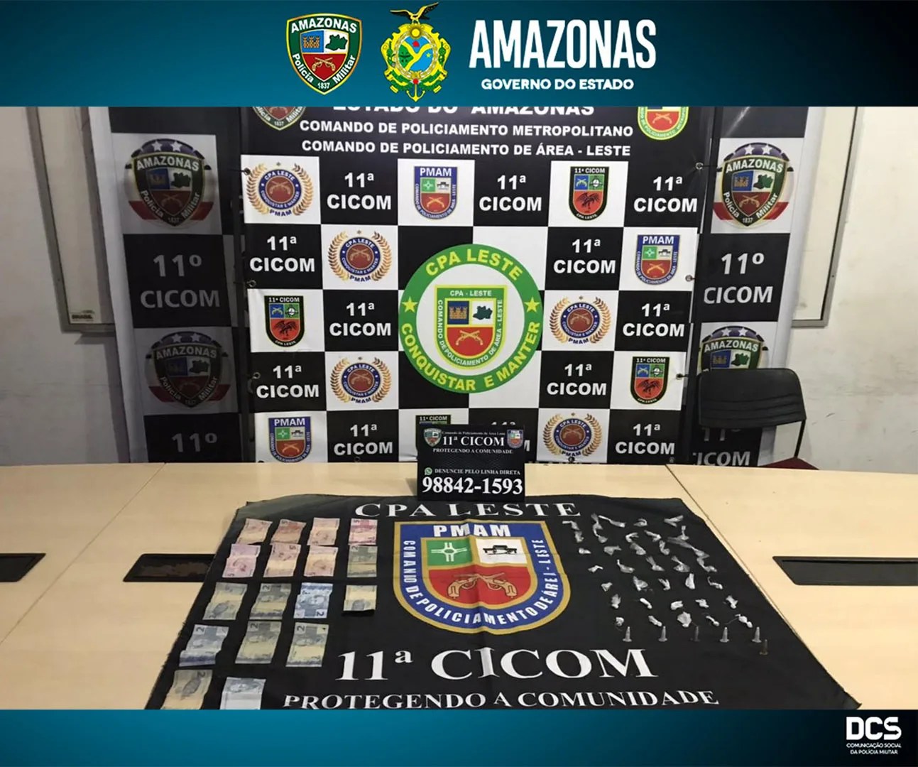 No Coroado, Polícia Militar detém ‘novinho’ em posse de drogas