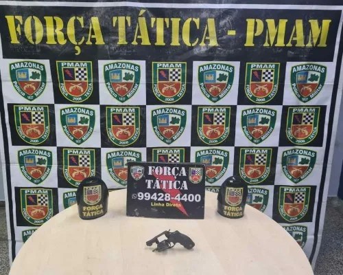 Força Tática prende cinco e apreende armas de fogo e drogas, em Manaus