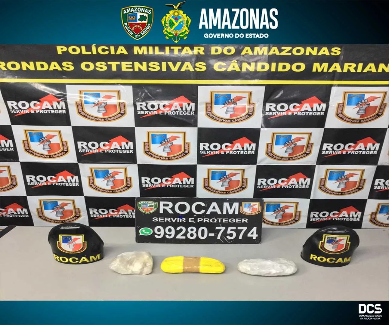 Rocam detém homem com drogas na zona Norte de Manaus