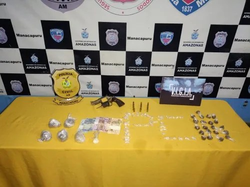 PC prende jovem por posse de drogas, armas de fogo e munições no AM