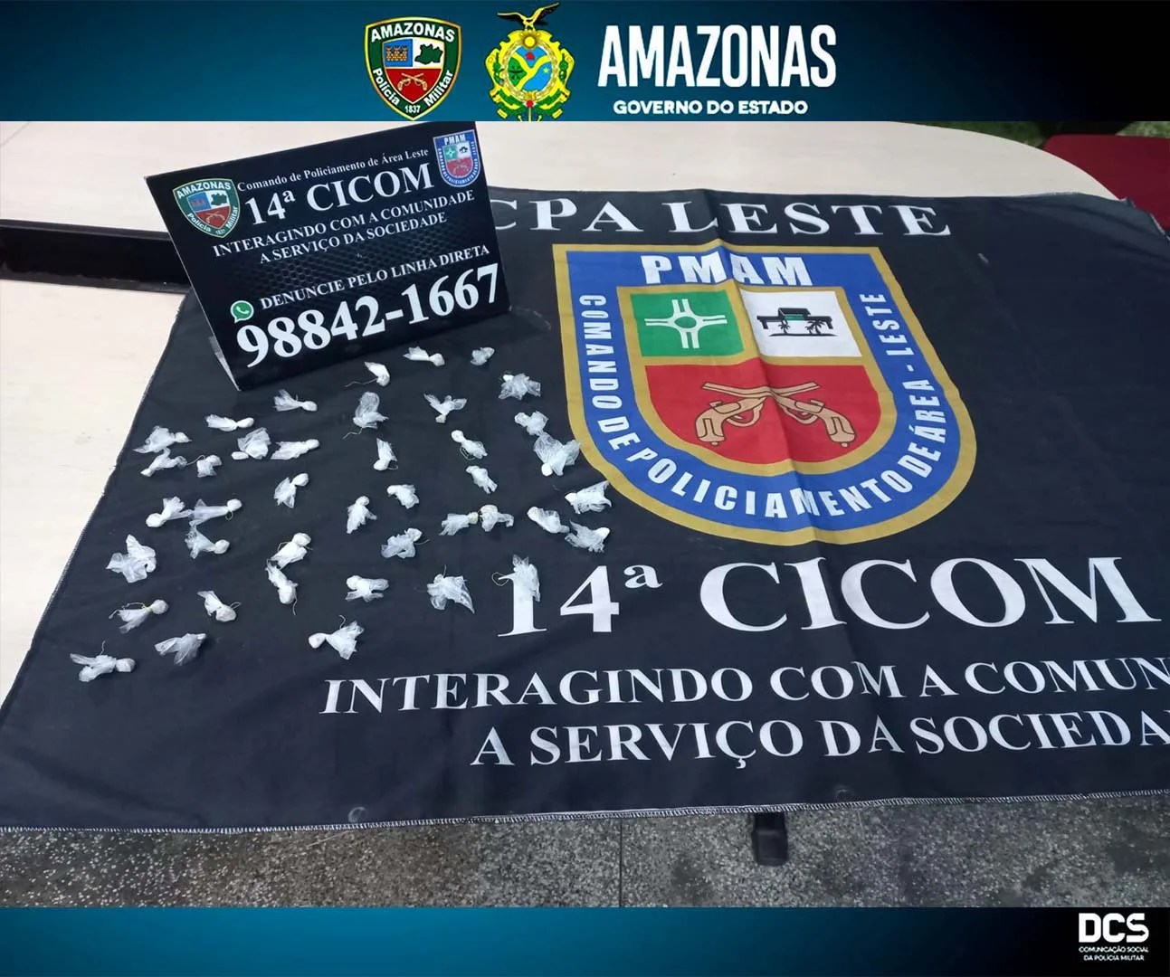 Homem é preso por tráfico de drogas na zona Leste de Manaus
