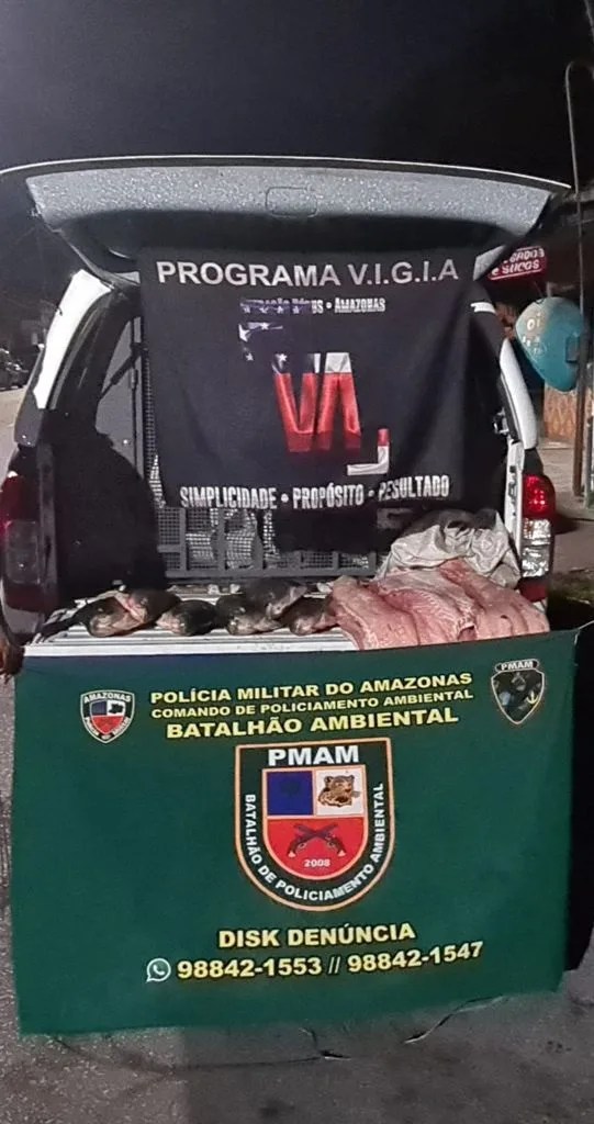 Em fiscalização ambiental, PM apreende 900 quilos de pescado ilegal