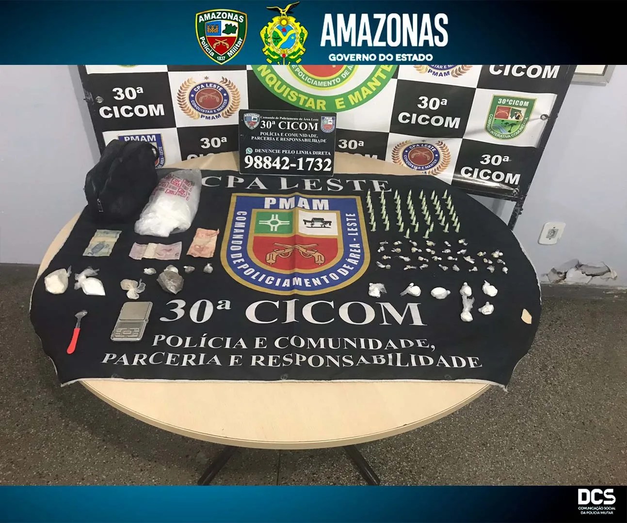 Homem é preso com drogas no bairro Jorge Teixeira