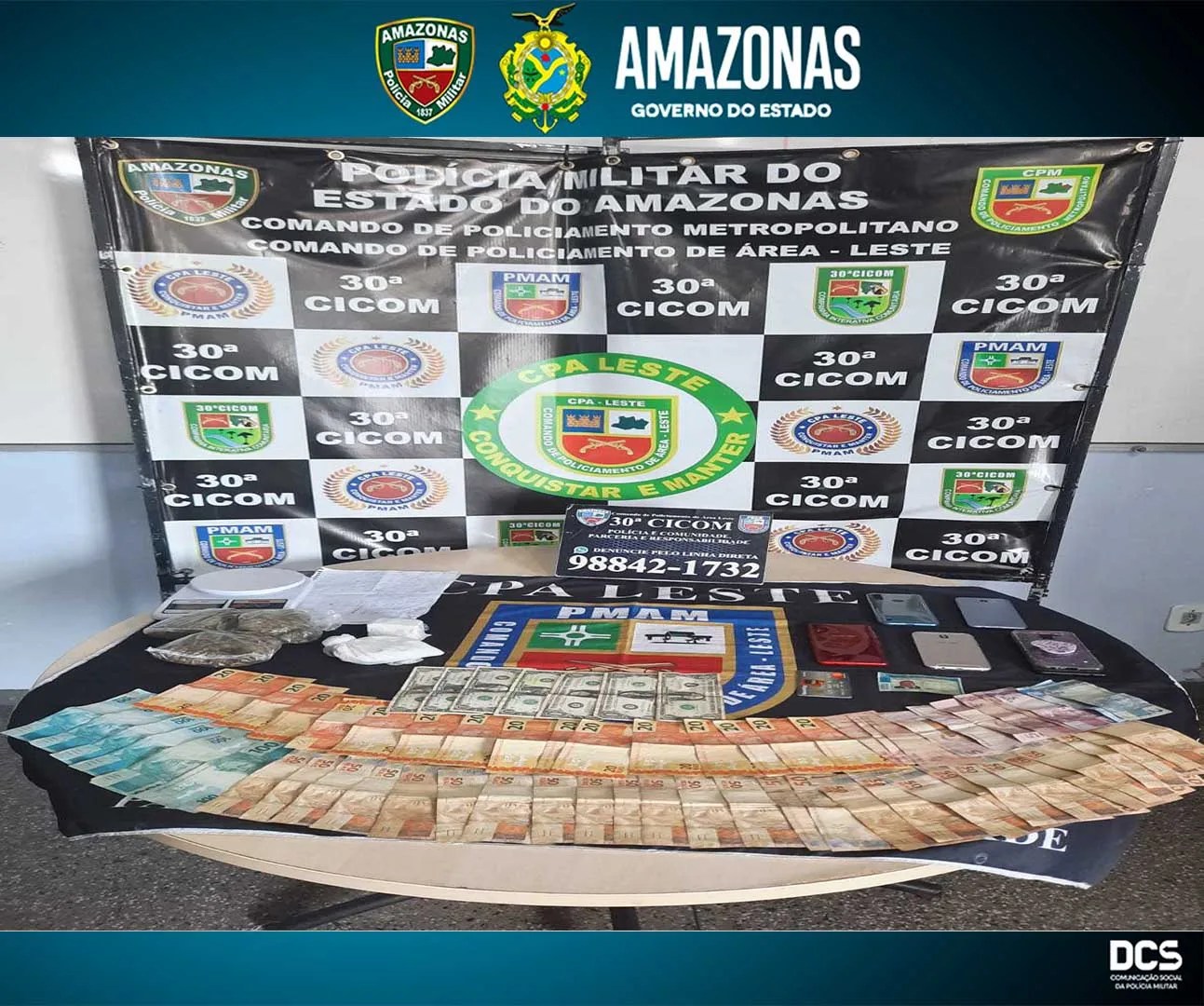 Polícia Militar prende homem com drogas na zona Leste de Manaus