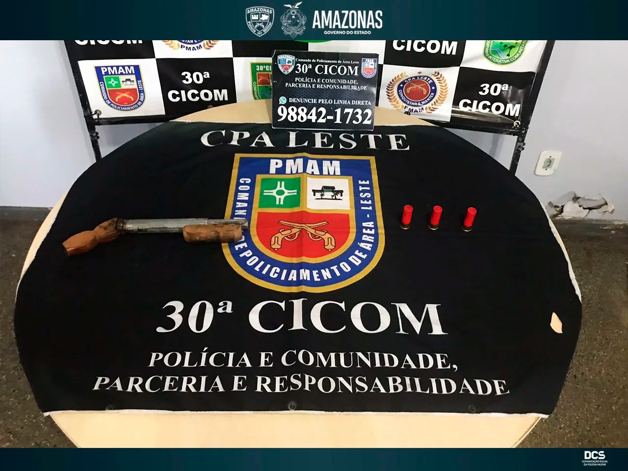 Suspeito de integrar facção criminosa é preso com arma de fogo em Manaus