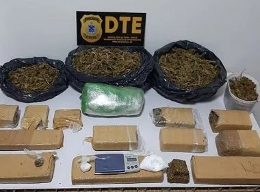 Grávida é presa com 10kg de maconha