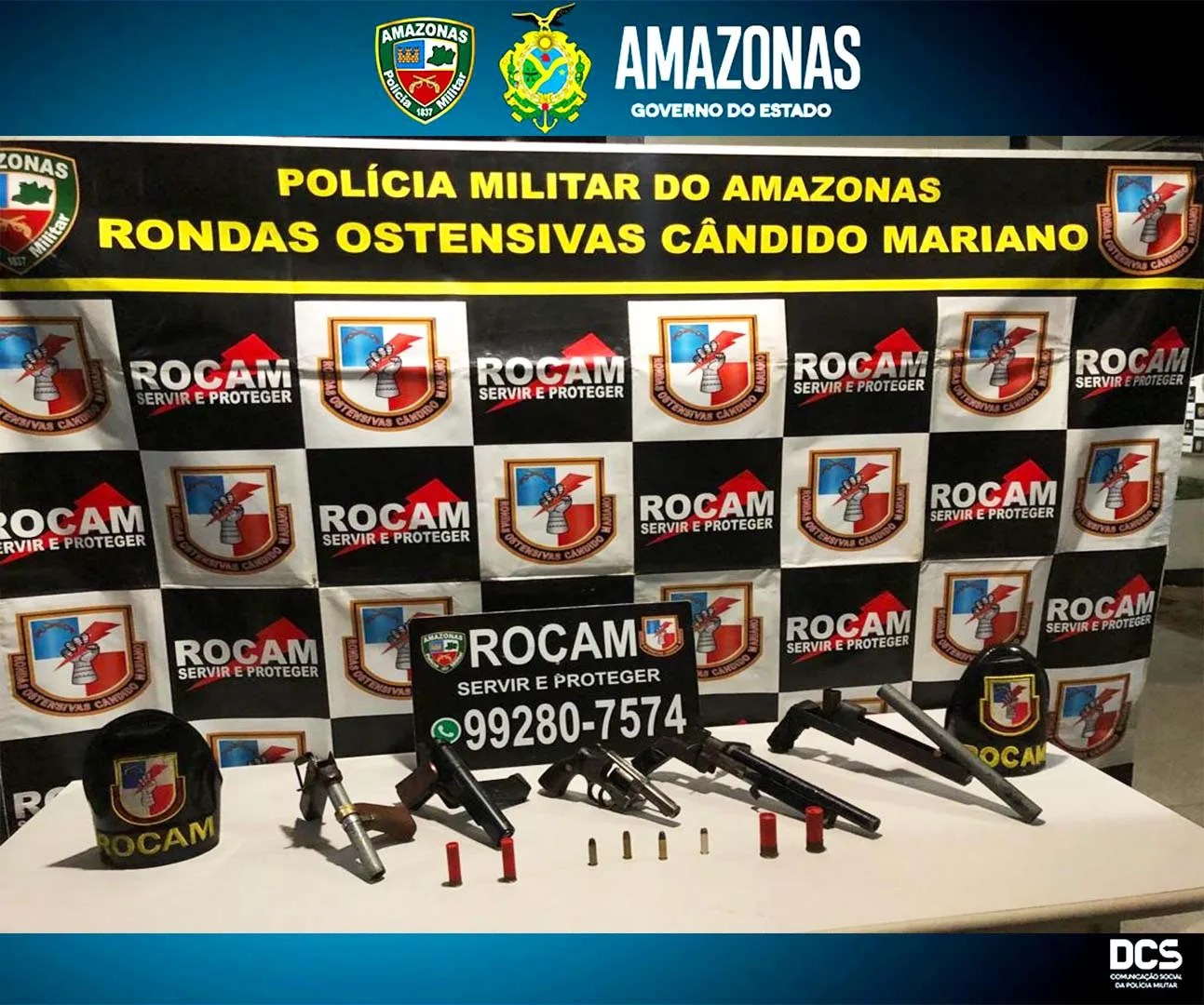 Polícia apreende adolescente em posse de armas de fogo, na zona Norte de Manaus