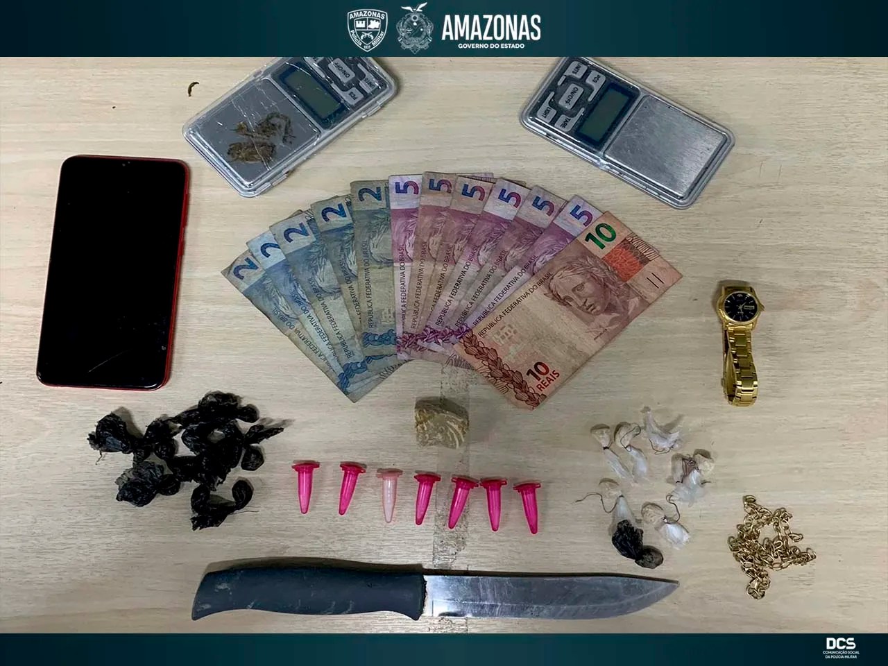 ‘Novinho do pó’ é preso por tráfico de drogas na zona Norte de Manaus