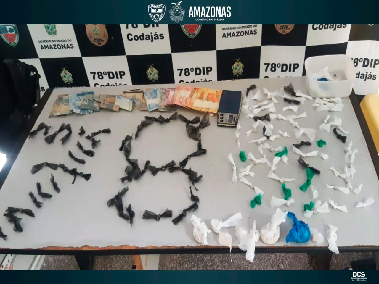 Polícia Militar prende homem por tráfico de drogas no interior do AM