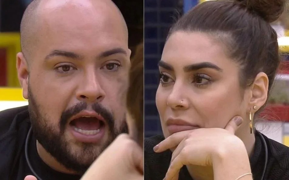 No BBB 22, Tiago Abravanel avisa que Naiara Azevedo tem bafo