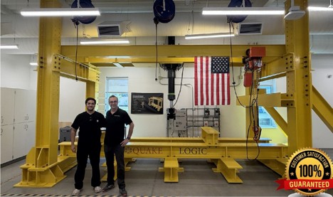 QuakeLogic multi-axis structural testing system for advanced structural and hybrid simulation testing
