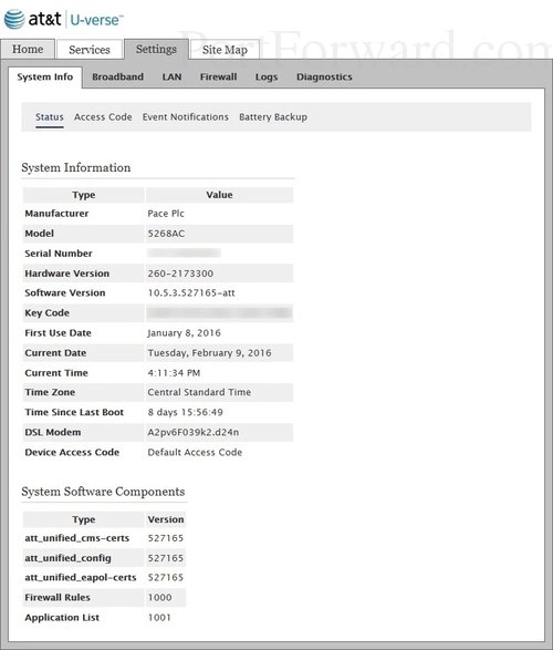 21.10.2015 · after all of the frustration i've had with this pace 5268 ac residential gateway device i've decided it's time for at&t and me to part ways. Easiest Way To Forward Ports On The Pace Plc 5268ac Router