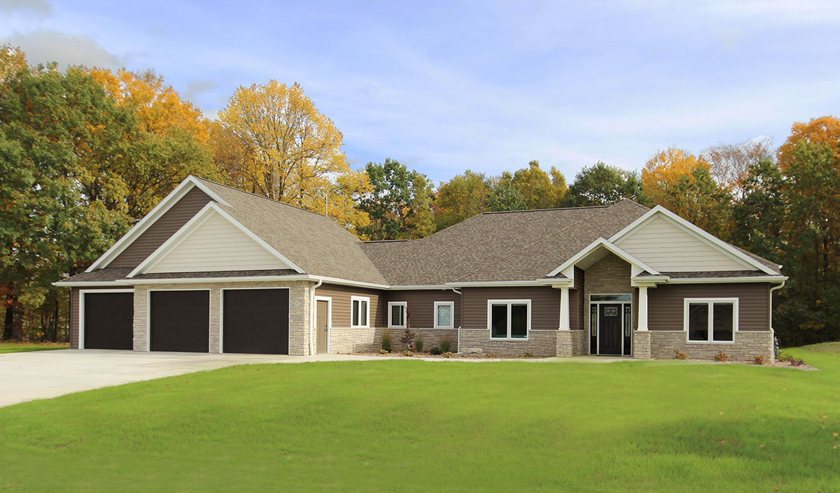 2,208 sq. ft. ranch-style home • portside builders