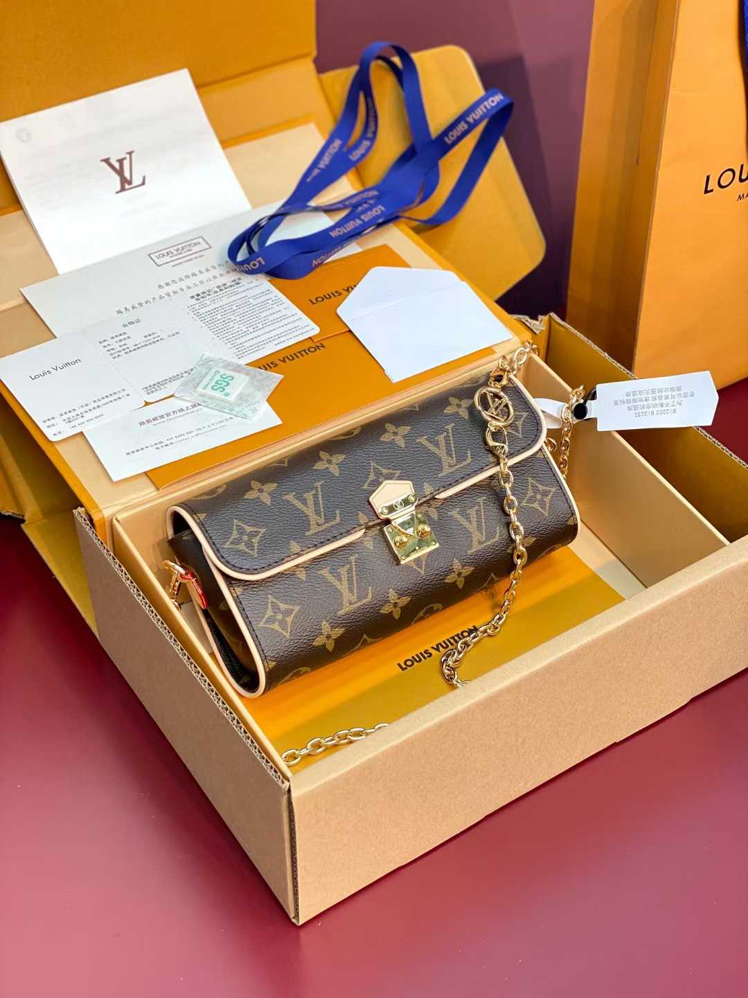 How to Score the Louis Vuitton Dog Keychain Before It Sells Out 2 LOUIS VUITTON POCHETTE CAMILLE Handbag in Monogram Canvas