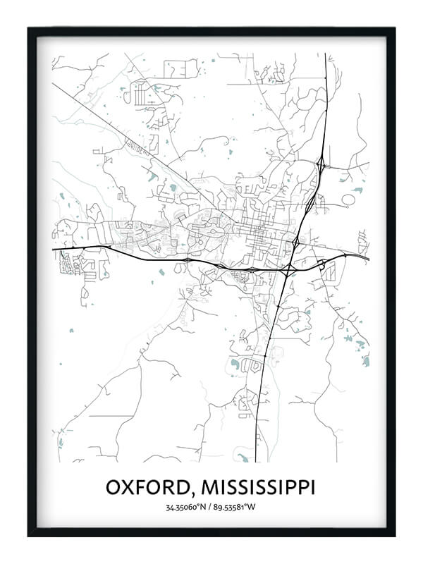 Oxford Mississippi Gis At Luis Lam Blog Oxford Poster 
