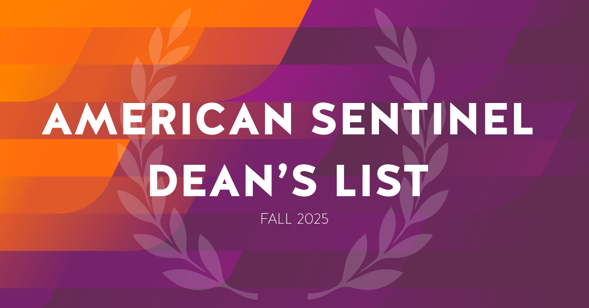 American Sentinel Dean's List Fall 2025