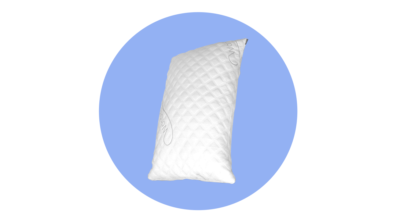 memory foam pillow with divot