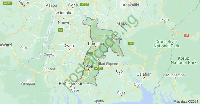 abia map