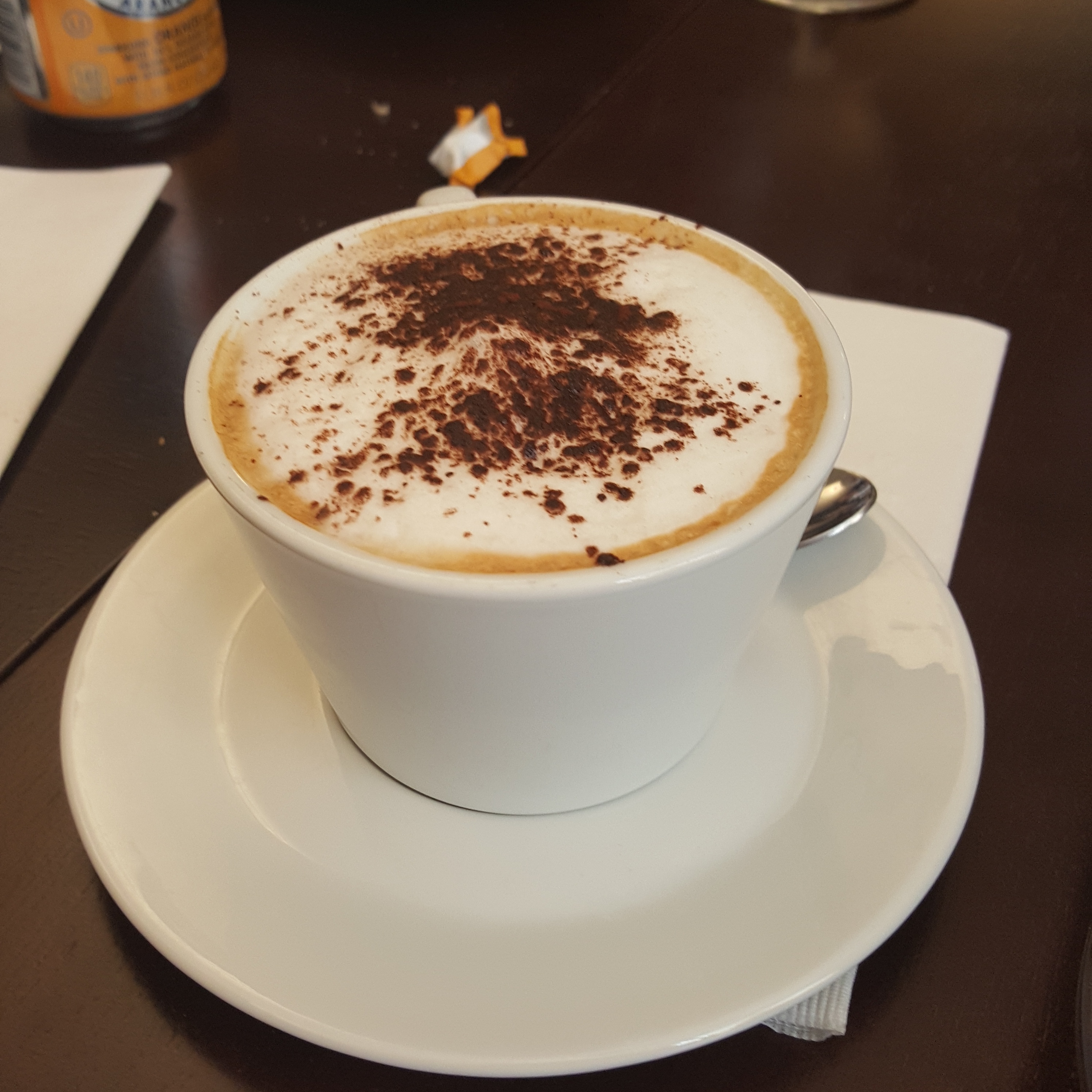 Fresh cappuccino