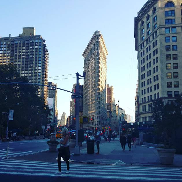 The famous Flat Iron Building