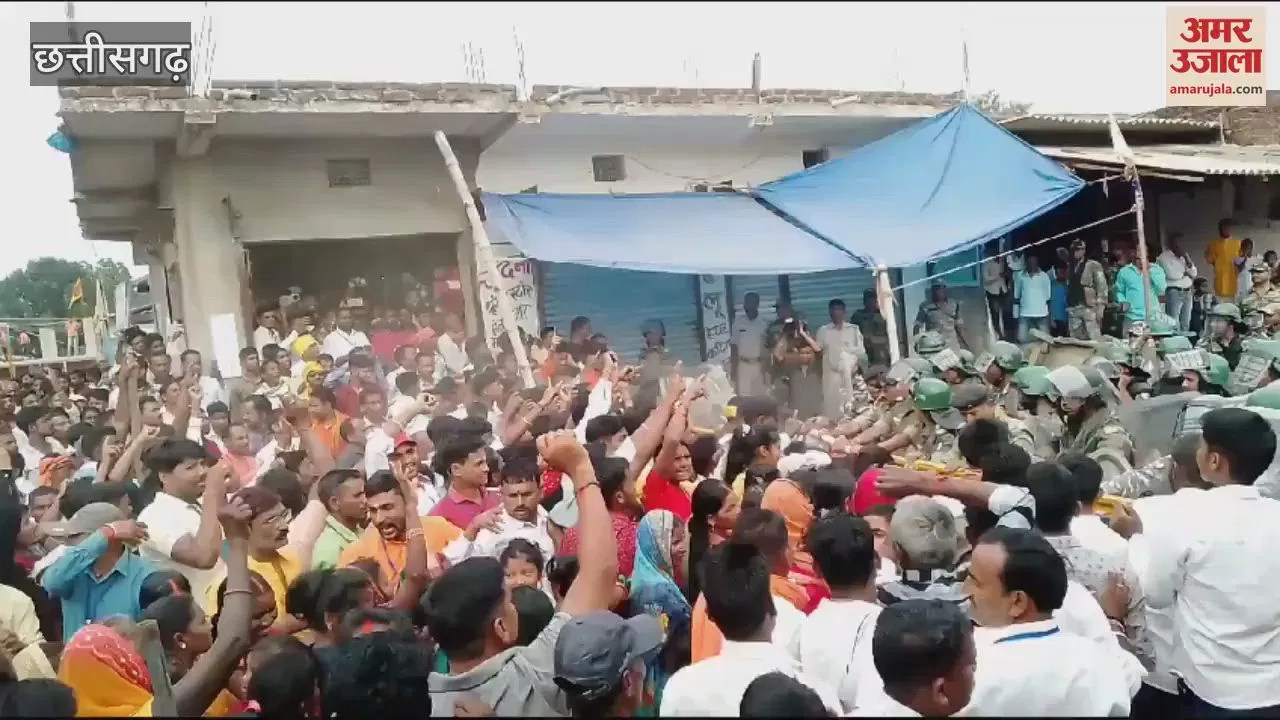 सीजी- VIDEO : दुर्गा मूर्ति विसर्जन दौरान हिंसक झड़प, बवाल में ग्रामीण घायल; धारा 144 लागू – INA