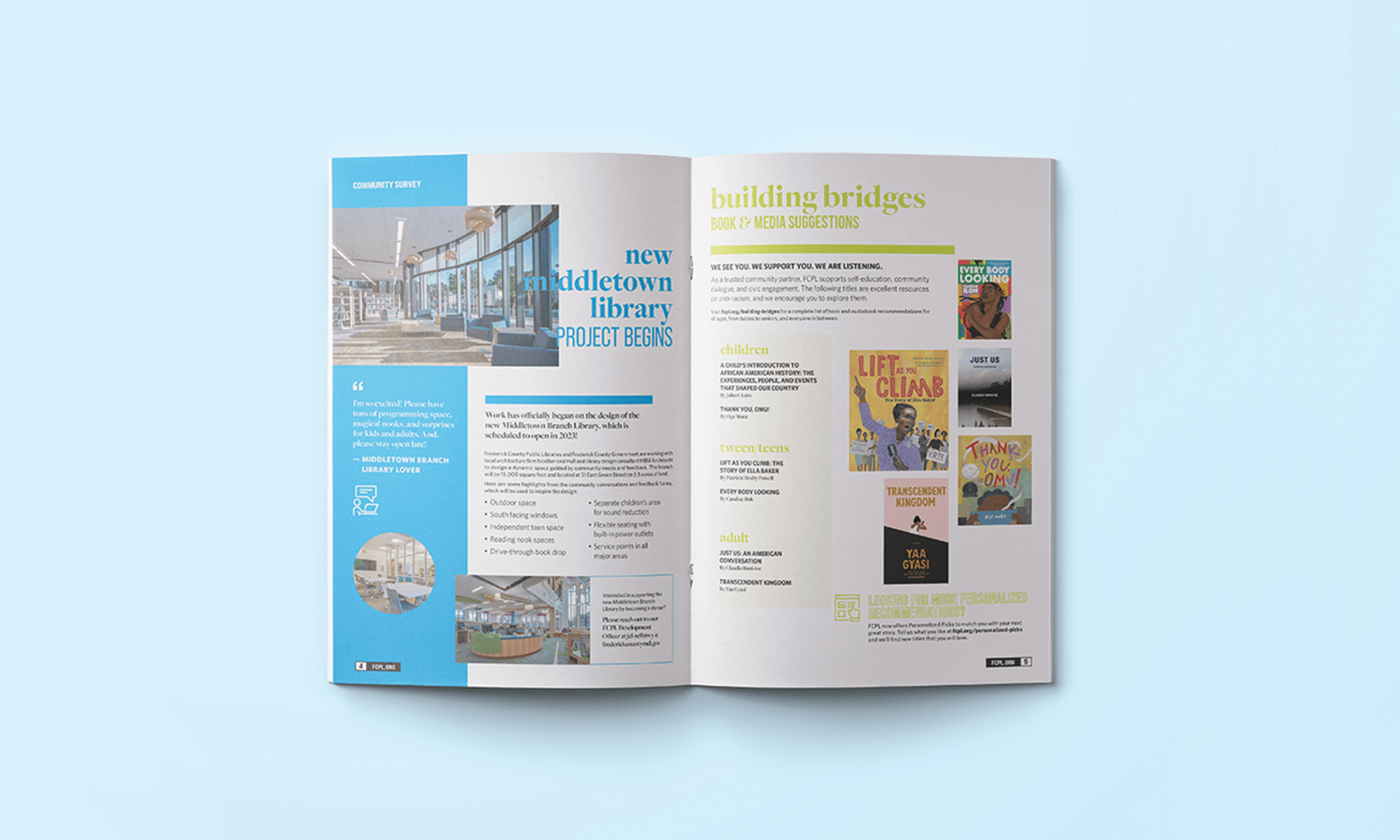 Frederick County Public Libraries Bookmarks Postern