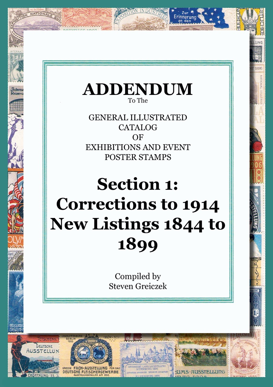 The Events Catalog Addendum is Here! Poster Stamp Collectors Club