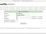 Postfix Admin Web Based Administration Interface