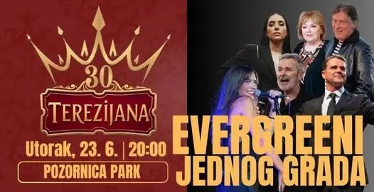 EVERGREENI JEDNOG GRADA na 30. Terezijani