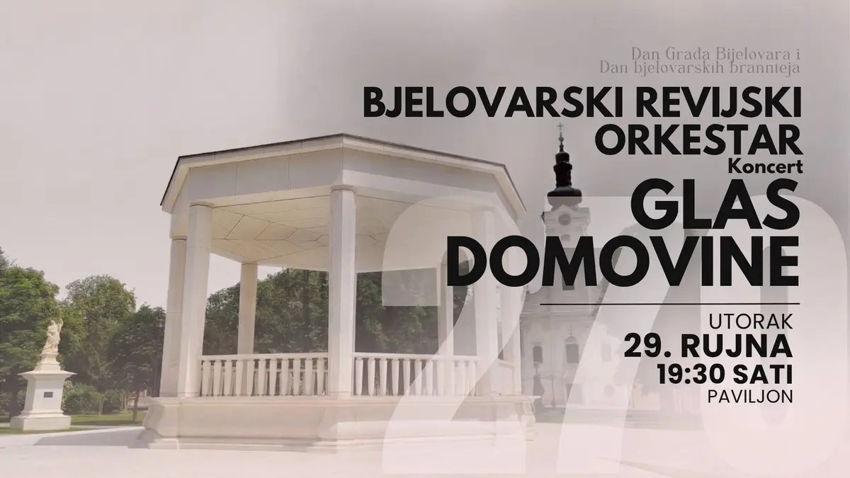 Bjelovarski revijski orkestar premijerno predstavlja „Glas domovine“