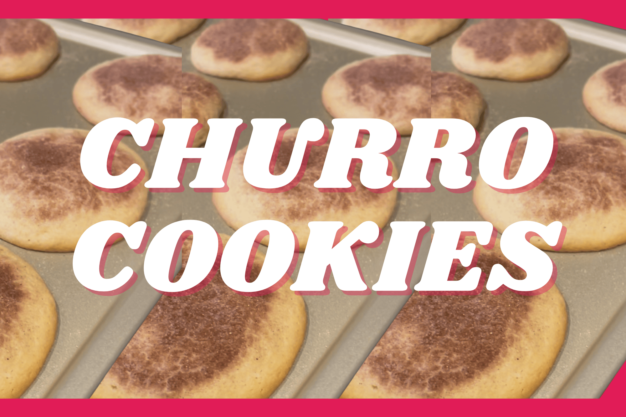 Receta churro cookies