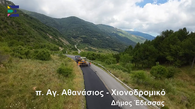 Εργασίες αποκατάστασης των δρόμων στο Χ.Κ. Καϊμάκτσαλαν