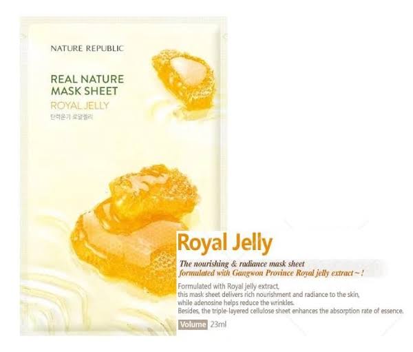 [Review Masker] Nature Republic Real Nature Mask Sheet Royal Jelly