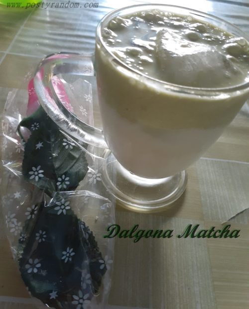 [Review Kuliner] Dalgona Matcha Tanpa SP dan Whipped Cream
