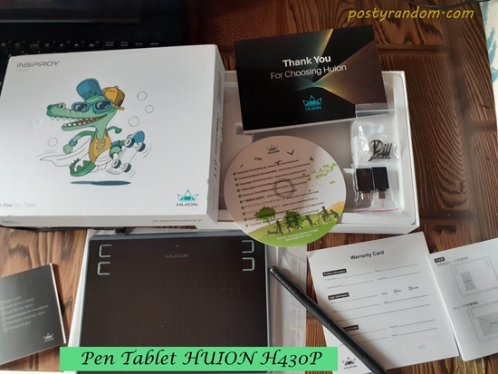 [Review Pen Tablet] HUION H430P dengan Battery Free Stylus Pen