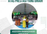 Assyifa Ramadhani Siswi MIN 9 Bandarlampung Raih Juara 3 Lomba Da’i Milad PGMI UIN RIL