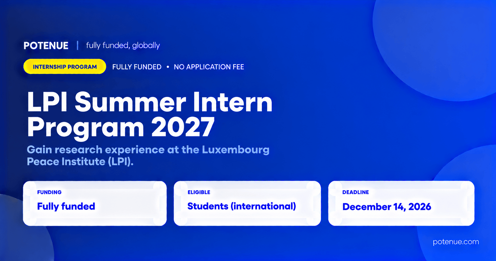 LPI Summer Intern Program 2027: Paid 10-Week Planetary Science Internship in Houston