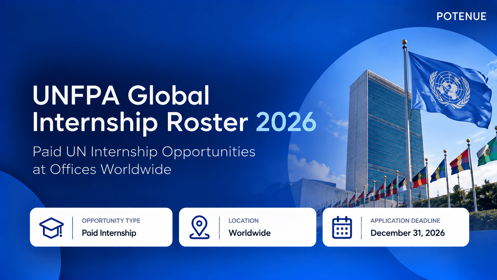 UNFPA Global Internship Roster 2026: Paid UN Internship Opportunities Worldwide