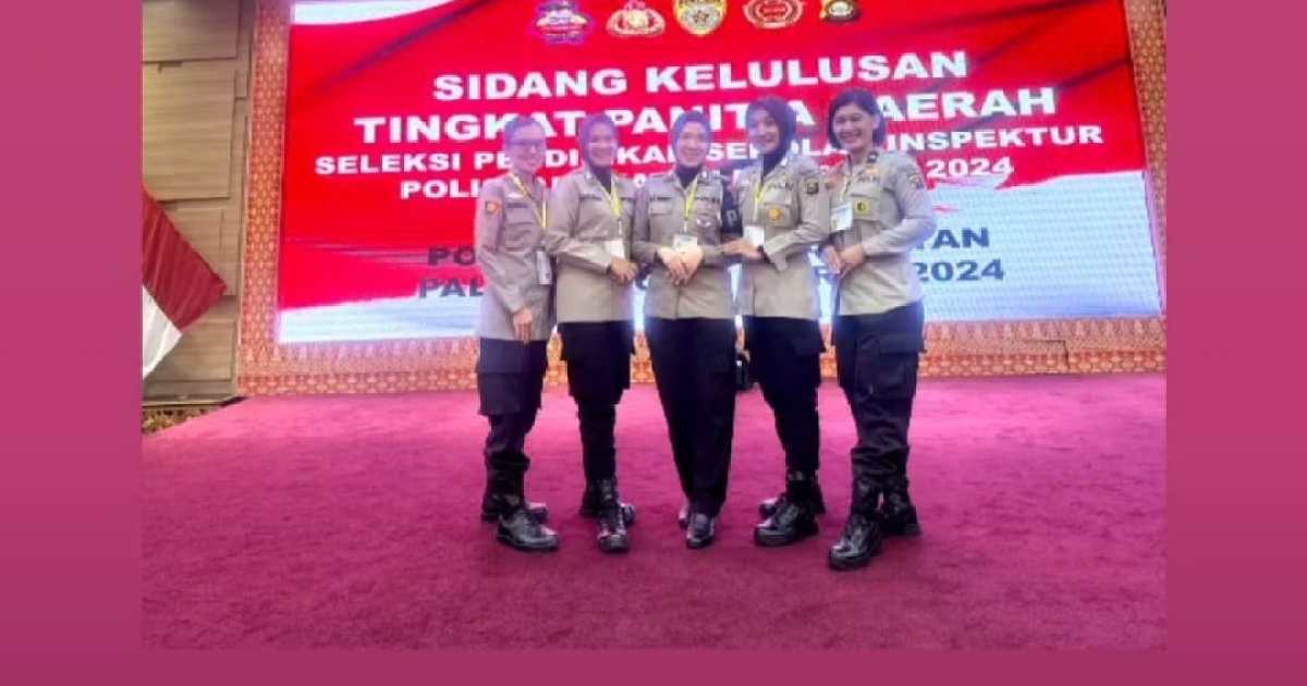 Lima Polwan Lulus Seleksi SIP, Salah Satunya Polwan Personil Bidhumas