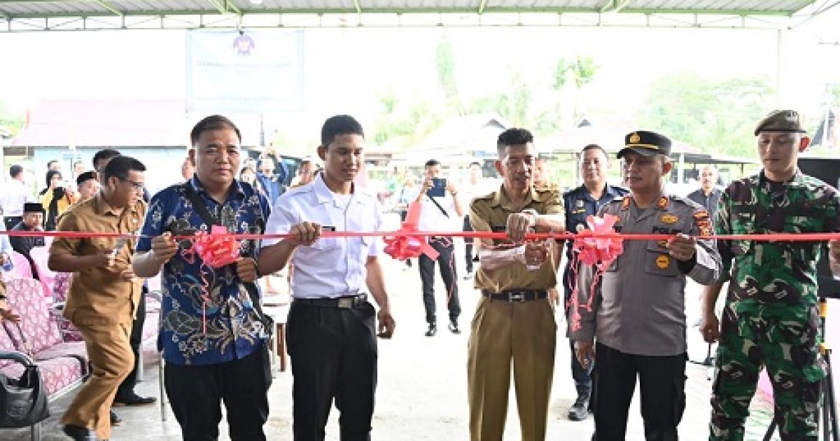 Resmikan Dapur Pedekik untuk Program Makan Bergizi Gratis, Bupati Bengkalis Beri Pesan Penting