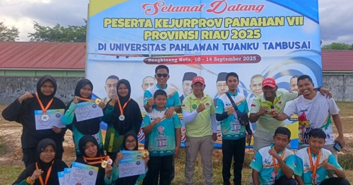 PERPANI Inhu Peringkat 3 Besar Kejurprov VII Riau, Raih 8 Medali Emas