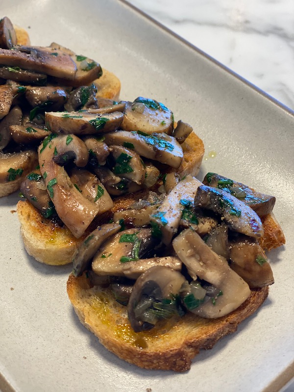 Mushroom Crostini