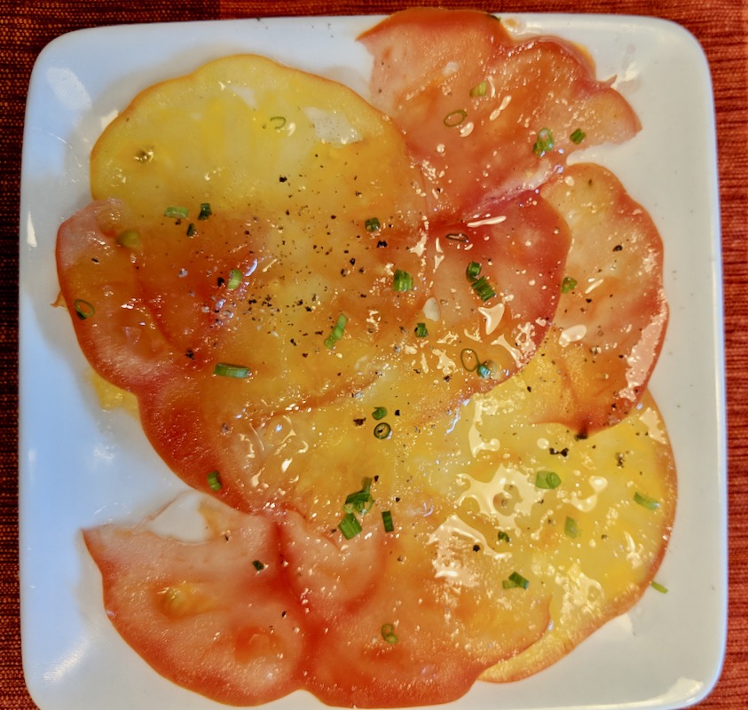 Heirloom Tomato Carpaccio