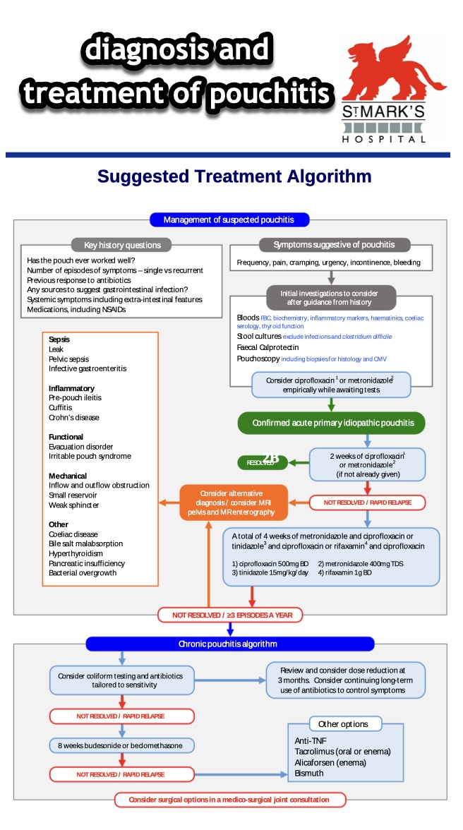 Protocol for the treatment of pouchitis