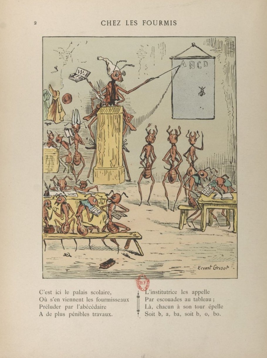 Chez les fourmis - Gallica/BNF