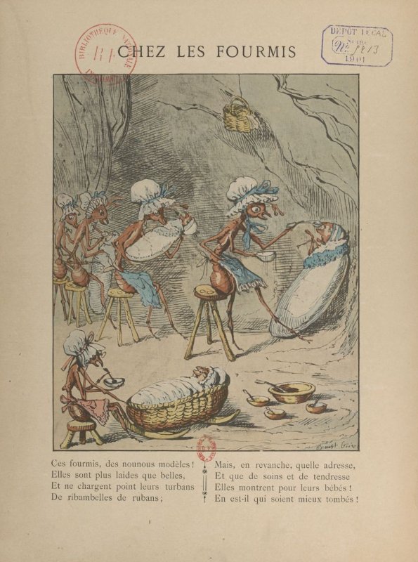 Chez les fourmis - Gallica/BNF