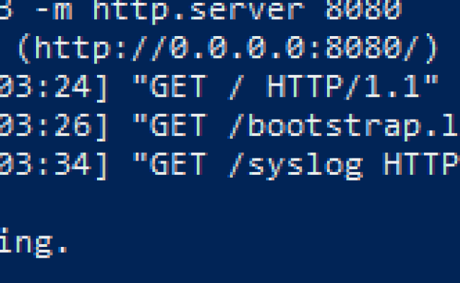Running Simple HTTP Server With Python - Power Sysadmin Blog