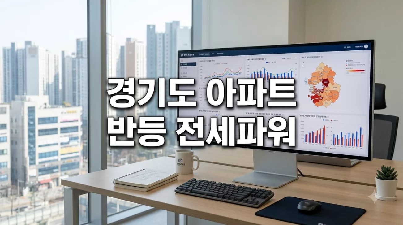 경기도 아파트 반등 전세파워 | KB 시계열 Power BI 저평가 분석법 2026